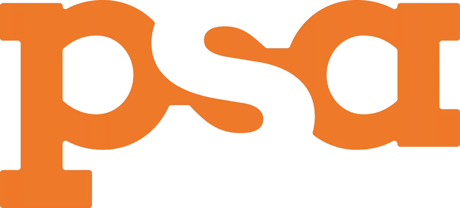 logo psa laranja